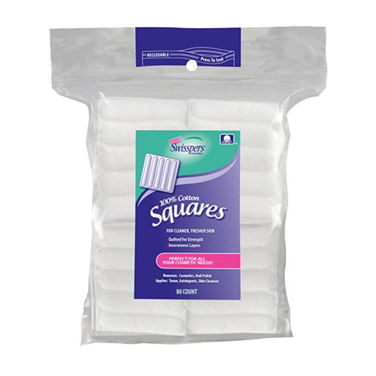 Swisspers Swisspers Cotton Squares Multi-Care Makeup White Smoke