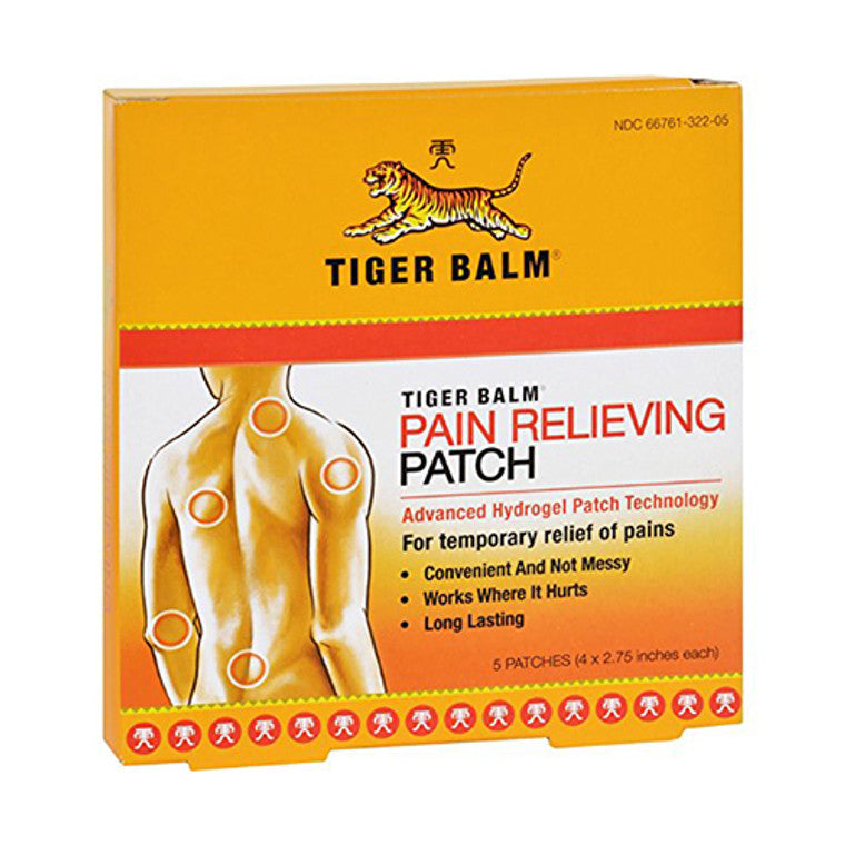 Tiger Balm Tiger Balm Pain Relieving Patch Appliques & Patches Orange