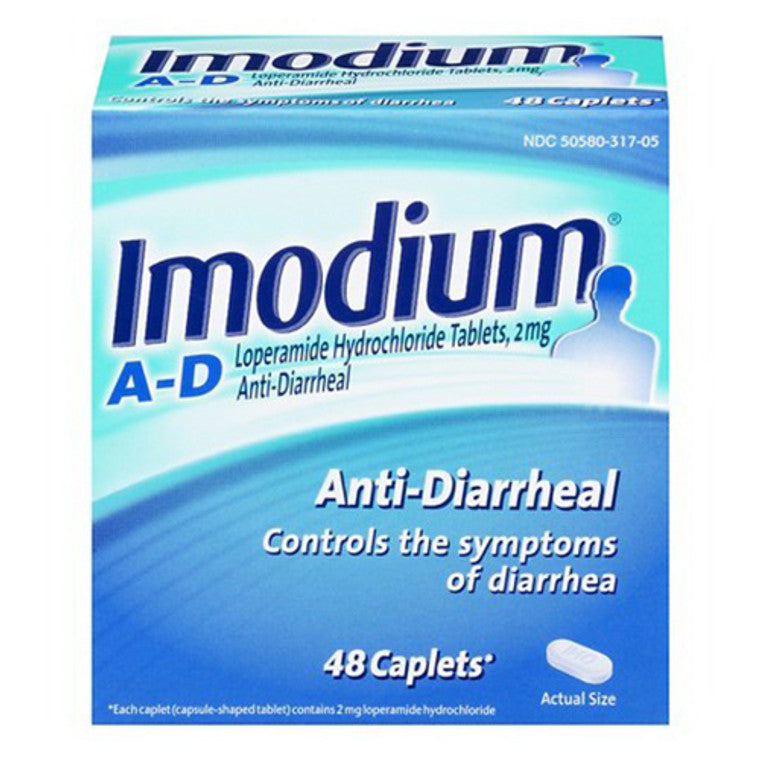 Imodium Imodium A-D Anti-Diarrheal Caplets - 48ct Health & Beauty Alice Blue