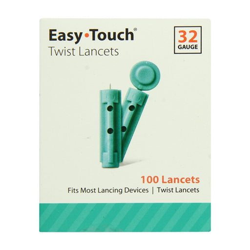 Easy Touch Easy Touch Twist Lancets, 32 Gauge Gauges Antique White
