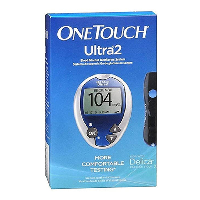 OneTouch OneTouch Ultra 2 Blood Glucose Monitoring System Blood Glucose Meters Cornflower Blue