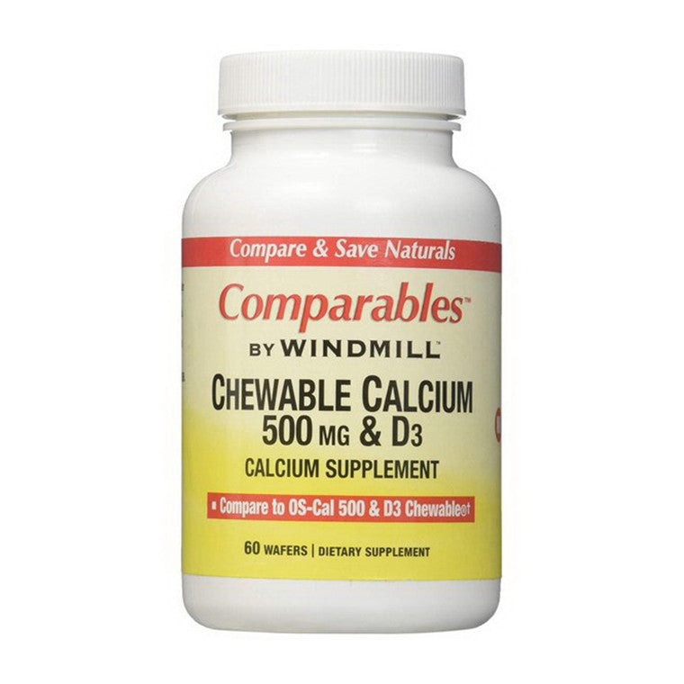 Windmill Windmill Calcium 500 Mg Chewable Tablets Vitamins & Supplements White Smoke
