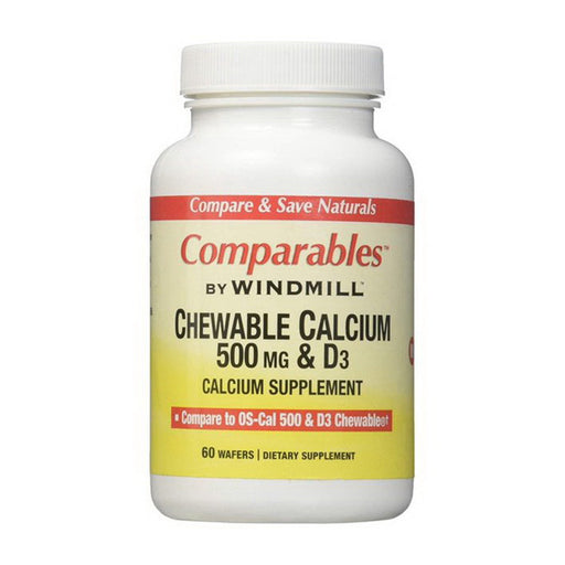 Windmill Windmill Calcium 500 Mg Chewable Tablets Vitamins & Supplements White Smoke