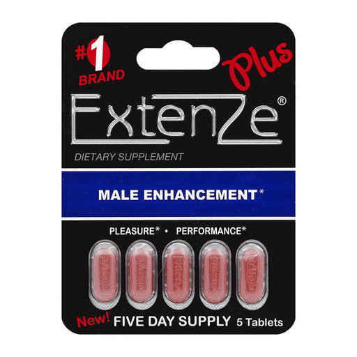 Extenze Extenze Plus Male Enhancement Vitamins & Supplements Black