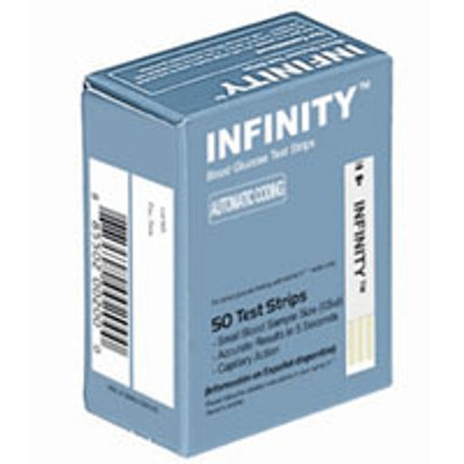 U.S. Diagnostics Infinity Test Strips 50 Blood Glucose Test Strips White Smoke