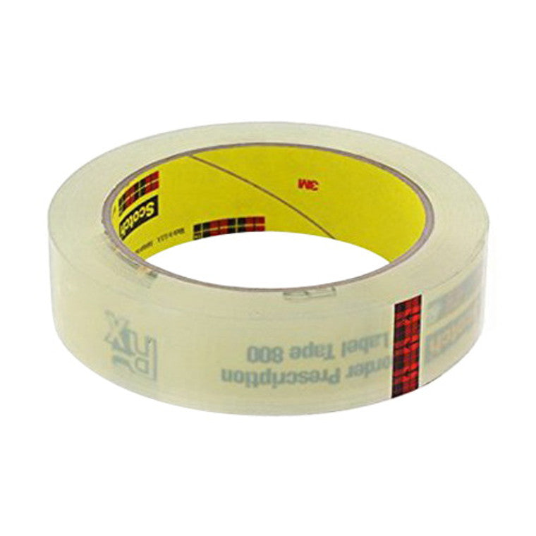Scotch Scotch Prescription Label Tape 1 In X 72 Yd Boxed Wig Glue & Tape White Smoke