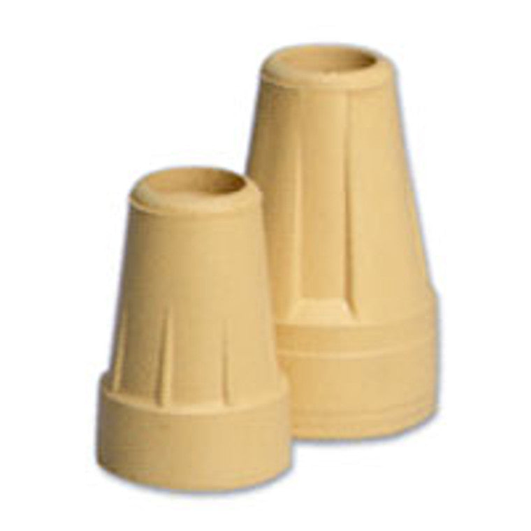Carex Carex Standard 3/4" To 7/8" Crutch Tips, Tan Crutches White Smoke