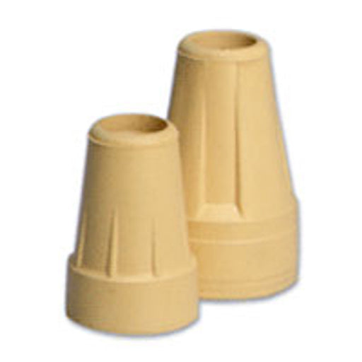 Carex Carex Standard 3/4" To 7/8" Crutch Tips, Tan Crutches White Smoke