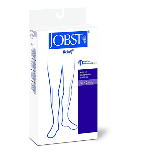 Jobst Jobst Relief Knee High Extra Firm Compression Beige, 1 Pair Medical White Smoke
