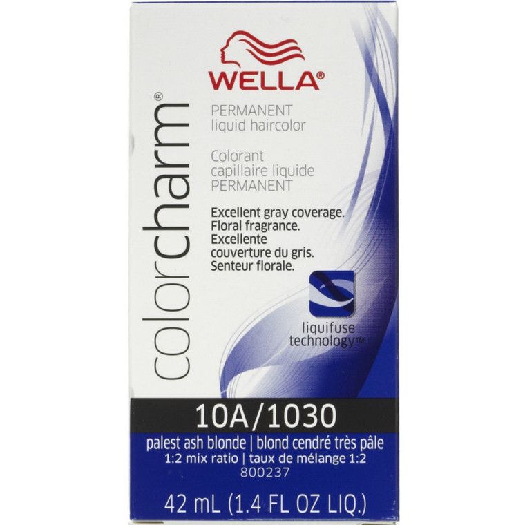 Wella Wella Hair Color Charm Liquid 1030 By 10A Palest Ash Blonde, 1.4 Oz Hair Color Lavender