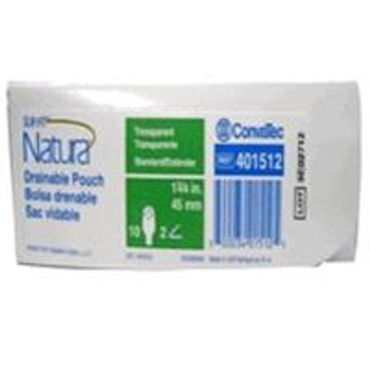 Sur-Fit Natura Sur-Fit Natura Drainable Pouch 401512  Transparent 10Ct Medical Gray