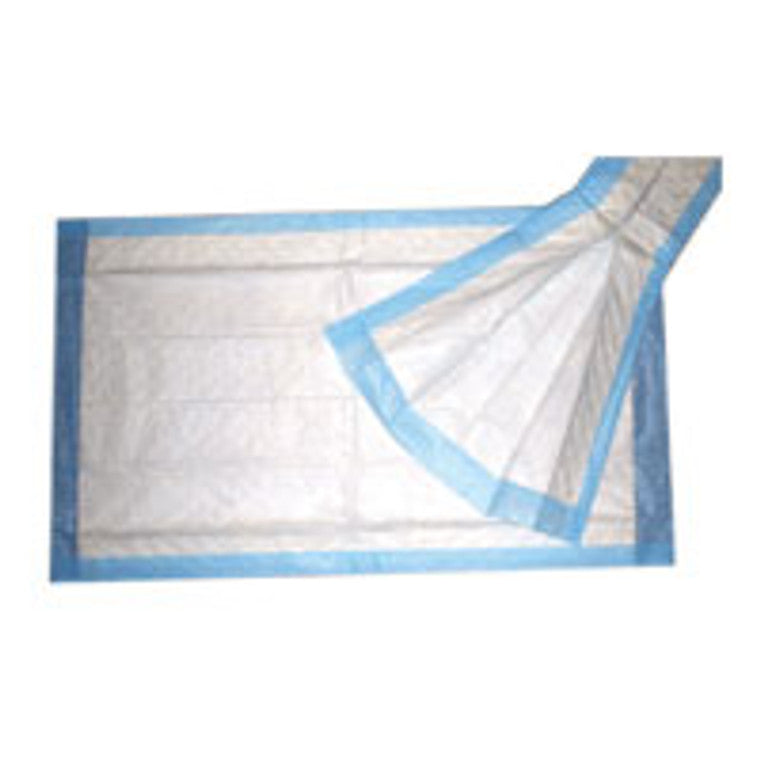 Buddies Underpad Disposable Underpads 23" x 36" - Heavy Absorbency Bed Pads, 4 Bags of 18 (72 Count) Incontinence Aids White Smoke
