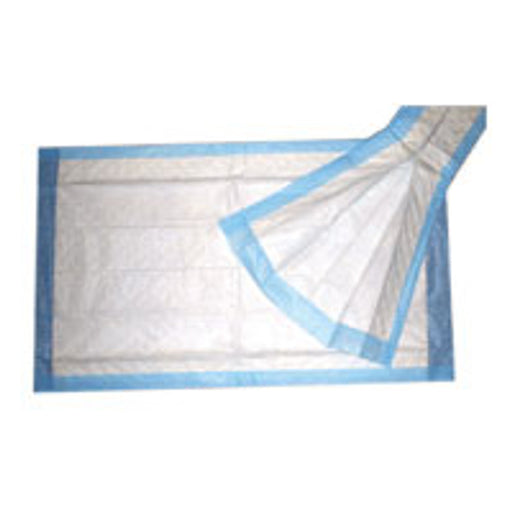 Buddies Underpad Disposable Underpads 23" x 36" - Heavy Absorbency Bed Pads, 4 Bags of 18 (72 Count) Incontinence Aids White Smoke