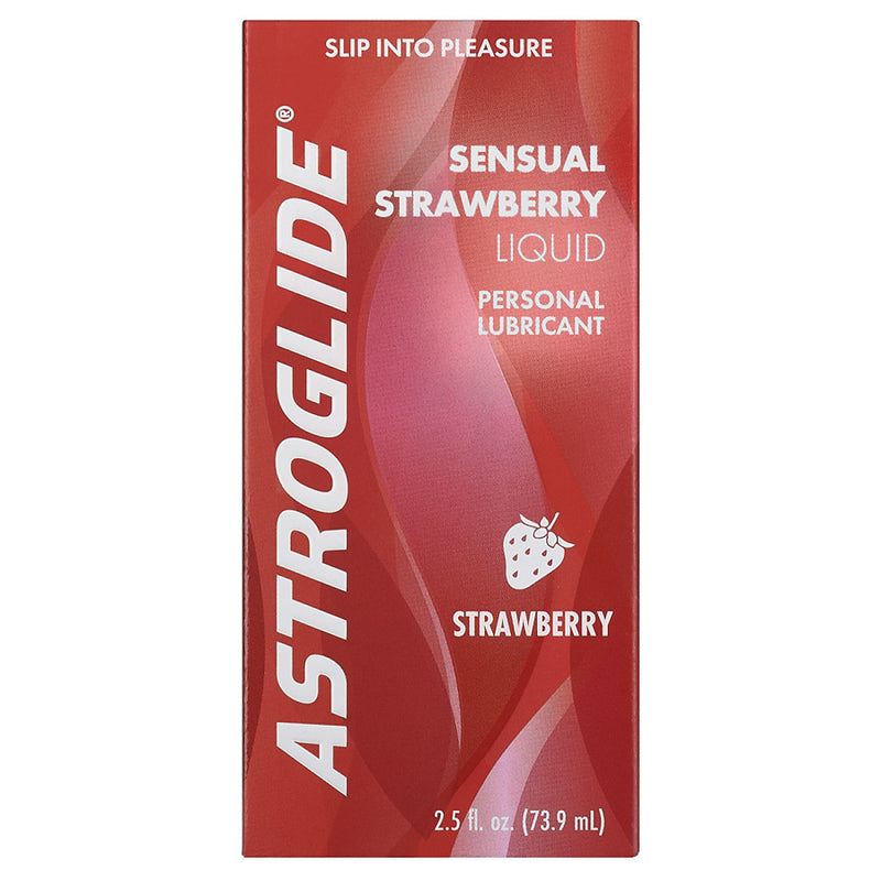 Astroglide Astroglide Sensual Strawberry Personal Water Based Lubricant - 2.5 Oz Personal Lubricants Brown