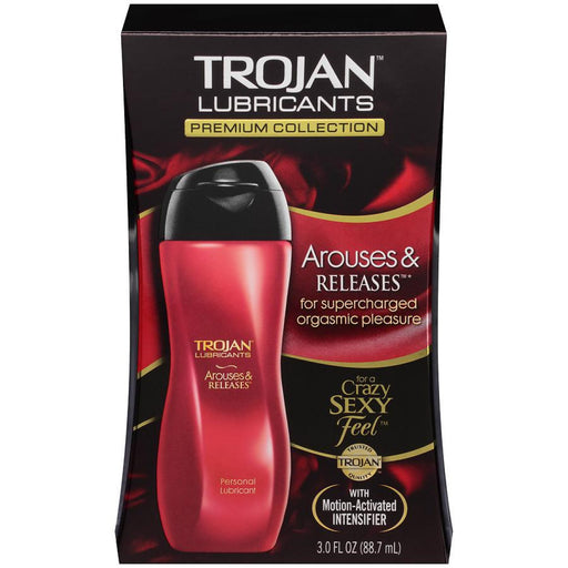 Trojan Trojan Arouses & Releases Personal Lubricant, 3 Oz Eye Drops & Lubricants Black