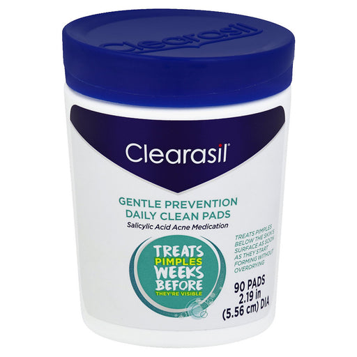 Clearasil Clearasil Gentle Prevention Daily Facial Clean Pads Skin Care White Smoke