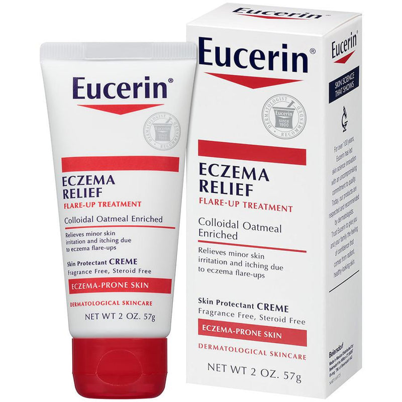 Eucerin Eucerin Eczema Relief Flare-Up Treatment Tube - 2oz Bath & Body White Smoke