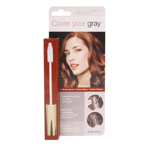 Cover Your Gray Cover Your Gray Brush In Medium Brown, 0.25 Oz Hair Color Light Gray