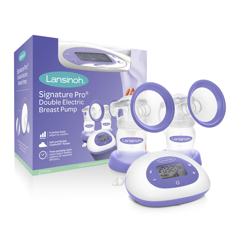 Lansinoh Lansinoh® Signature Pro® Double Electric Breast Pump – Comfort & Efficiency Breast Pumps White Smoke