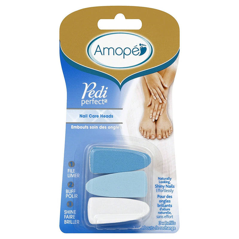 Amope Amope Pedi Perfect Electronic Nail File Refill Nail Care White Smoke