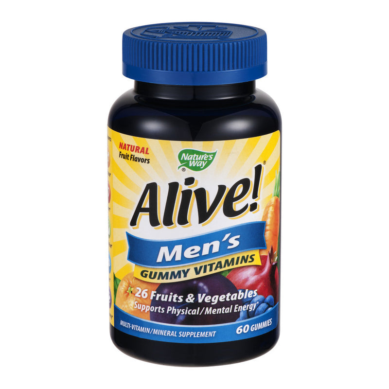 Nature's Way Nature's Way Alive! Men's Gummy Vitamins Multivitamin Vitamins & Supplements White Smoke