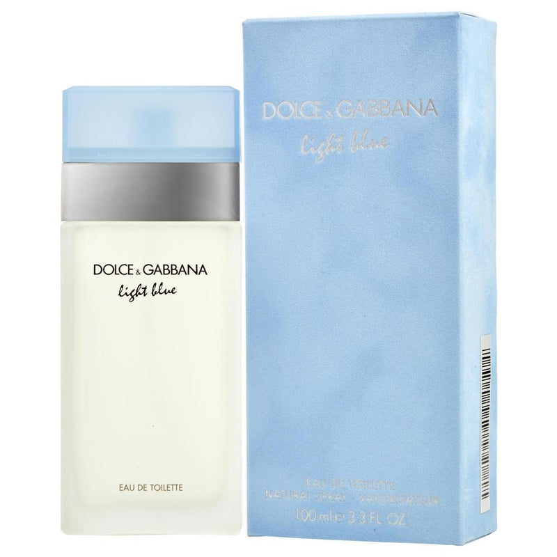 Dolce & Gabbana Dolce &amp; Gabbana Light Blue Eau De Toilette – Classic Mediterranean Scent (3.4 oz) Perfume & Cologne Light Steel Blue