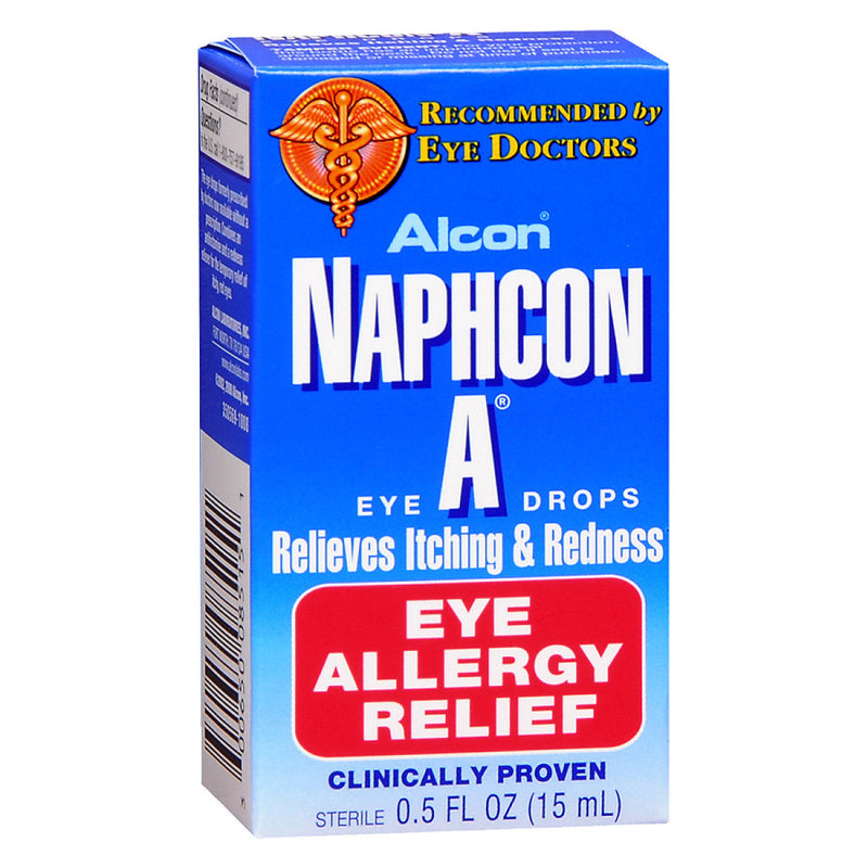 Alcon Alcon Naphcon A Eye Allergy Relief Drops, 15 Ml Vision Care Dodger Blue