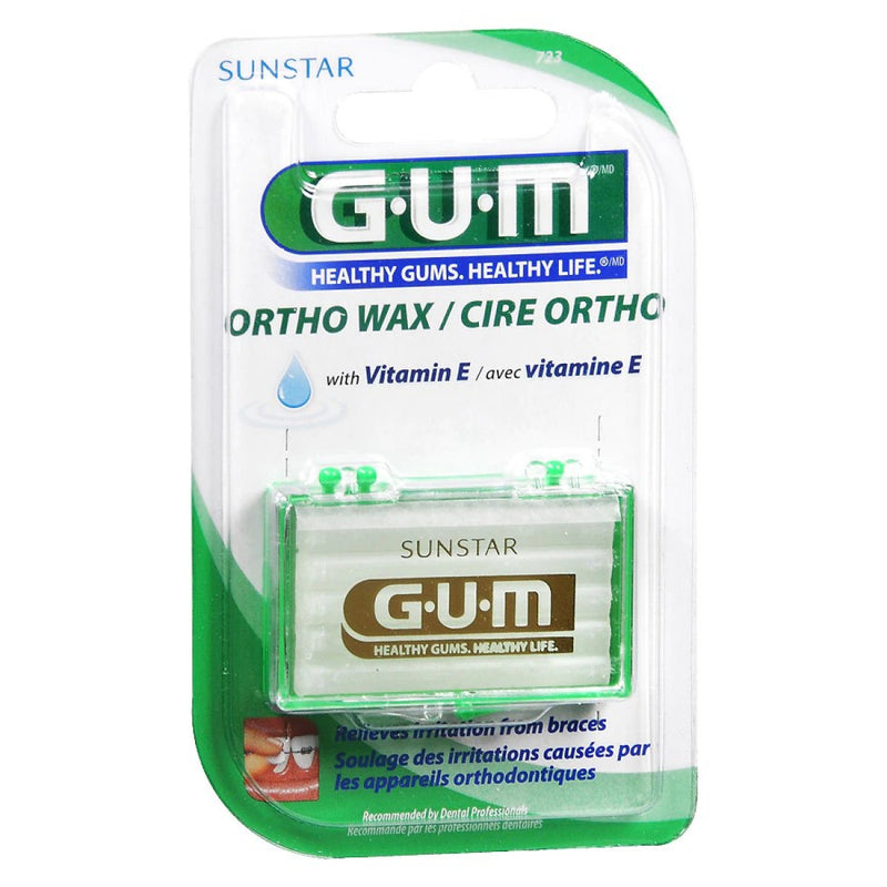 GUM GUM Orthodontic Wax + Vitamin E Health & Beauty White Smoke