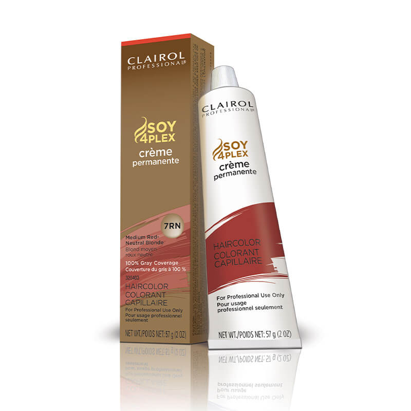 Clairol Crème Perm Clairol Crème Perm Professional Liquicolor Permanente Liquid Permanent Hair Color Dye (7RN - Medium Red-Neutral Blonde) White Smoke