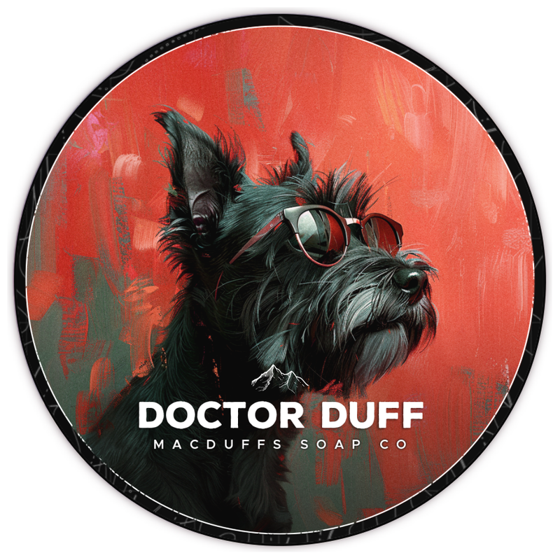 Macduffs Soap Company Macduffs Soap Co. Doctor Duff Collection Shaving Set Salmon Shaving Soap 120g