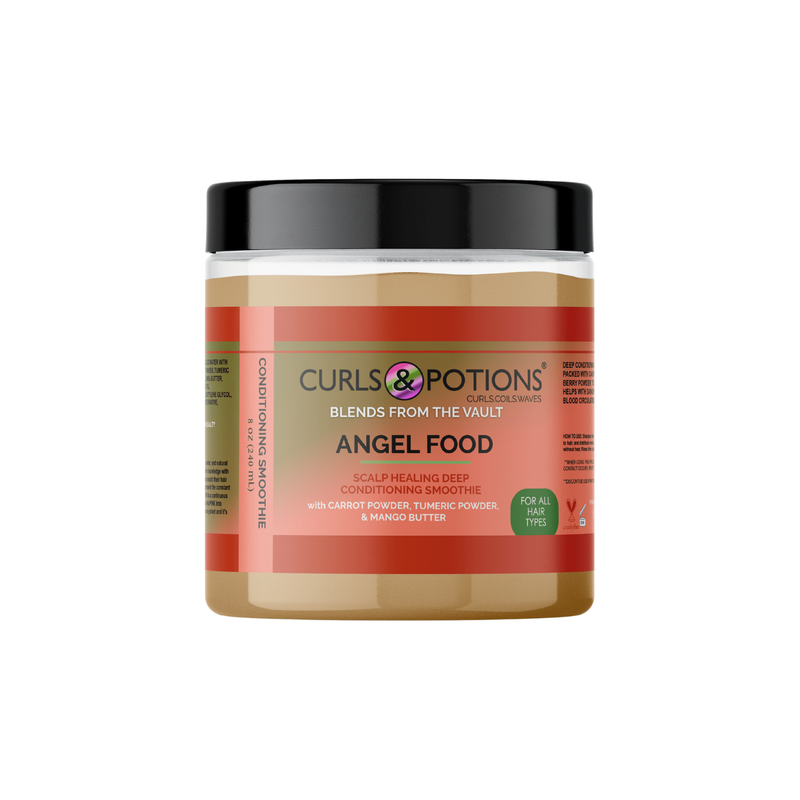 Curls & Potions Blends Angel Food Deep Conditioning Smoothie Conditioner Rosy Brown