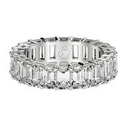 Bids.com Emerald Cut Lab Grown Diamond Eternity Ring in 14k White Gold (6 cttw FG/VS2) Rings White Smoke 4 / White Gold,4.5 / White Gold,5 / White Gold,5.5 / White Gold,6 / White Gold,6.5 / White Gold,7 / White Gold,7.5 / White Gold,8 / White Gold,8.5 / White Gold,9 / White Gold