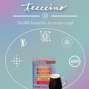 Teeccino Chaga Ashwagandha Butterscotch Cream Mushroom Herbal Tea Herbal Tea Dark Gray 25 tea bags,10 tea bags