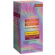Teeccino Cordyceps Schisandra Cinnamon Berry Mushroom Herbal Tea Herbal Tea Rosy Brown 25 tea bags