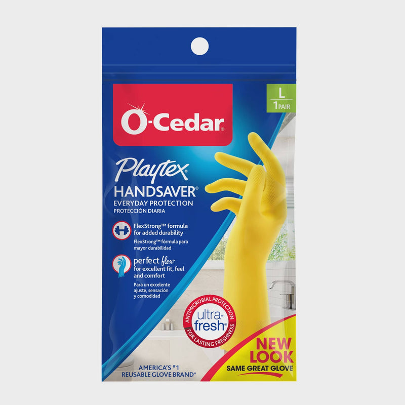 O-Cedar O-Cedar Playtex Large Handsaver Gloves L 1 Ea Bag Gloves & Mittens Midnight Blue