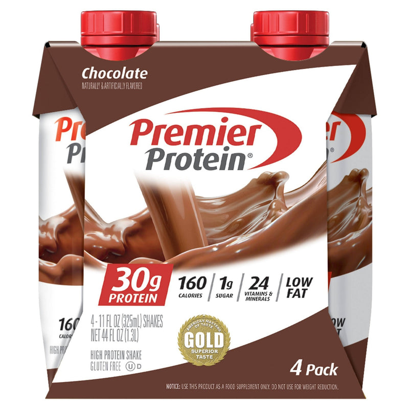 Premier Protein Premier Protein® High Protein Shake – Chocolate Flavor (4 Pack) Fitness & Nutrition White Smoke