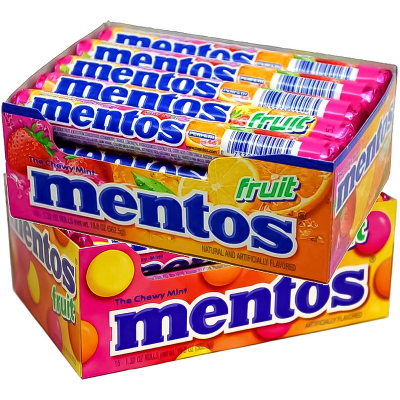 Mentos Mentos Mixed Fruit Chewy Mint Rolls Candy & Chocolate White Smoke