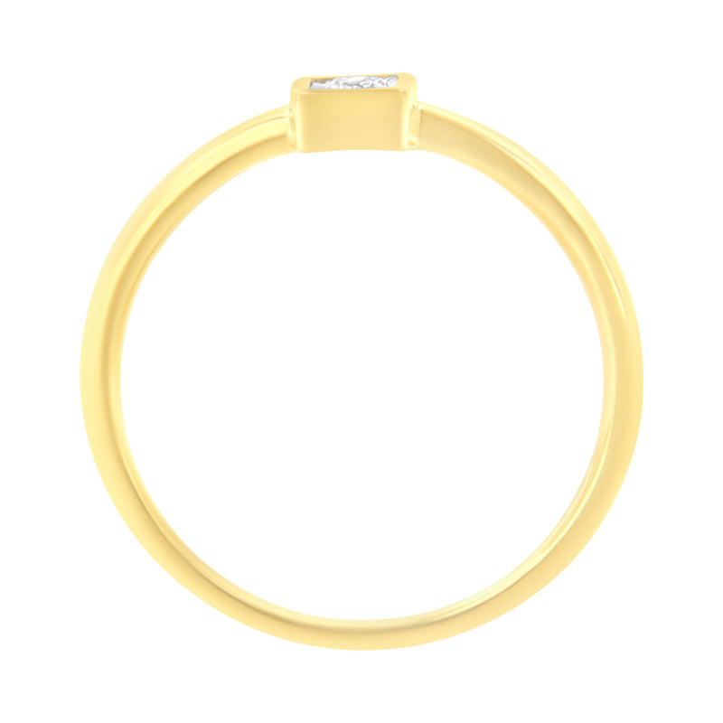 Bids.com 14K Yellow Gold Plated .925 Sterling Silver 1/20 cttw Miracle Set Diamond Promise Ring (J-K Color, I1-I2 Clarity) - Size 6 Rings White Smoke 8 / Yellow.Sterling Silver,7 / Yellow.Sterling Silver,6 / Yellow.Sterling Silver