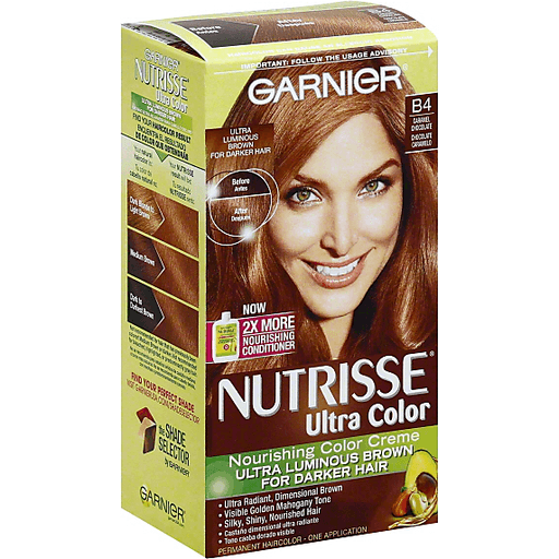 Nutrisse Garnier Nutrisse Ultra Color – B4 Caramel Chocolate (1 Count) Hair Color White Smoke