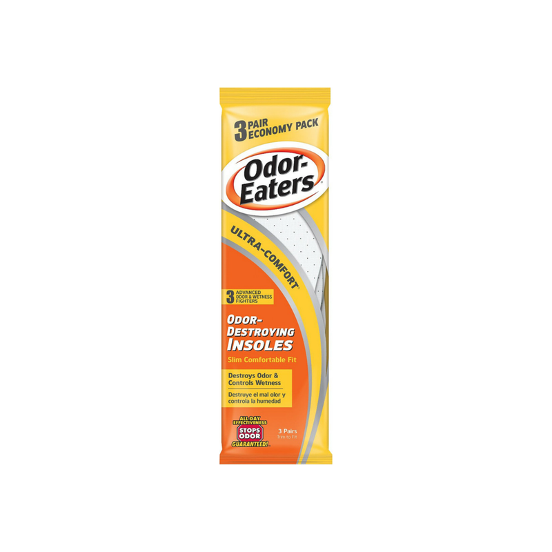 Odor-Eaters Odor-Eaters Destroying Insoles, Expanded Fit, Trim To Fit Personal Care Goldenrod