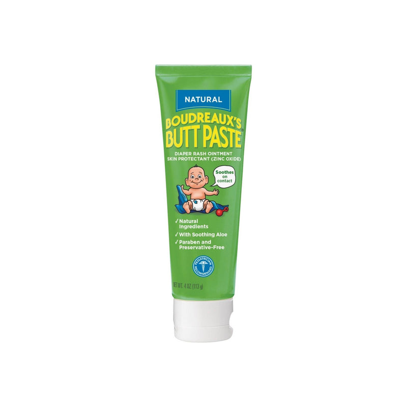 Boudreaux's Butt Paste Boudreaux's Butt Paste With Natural Aloe Diaper Rash Ointment, 4 Oz Tube Diaper Rash Treatments White Smoke