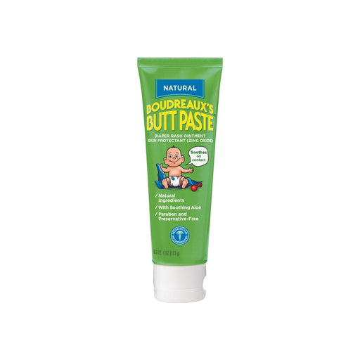 Boudreaux's Butt Paste Boudreaux's Butt Paste With Natural Aloe Diaper Rash Ointment, 4 Oz Tube Diaper Rash Treatments White Smoke