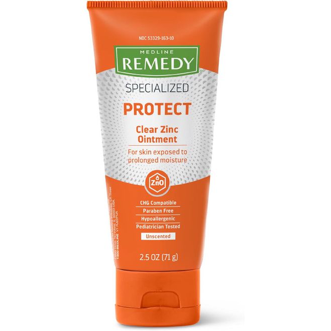 Medline Medline Remedy Specialized Clear Zinc Ointment Skin Care White Smoke