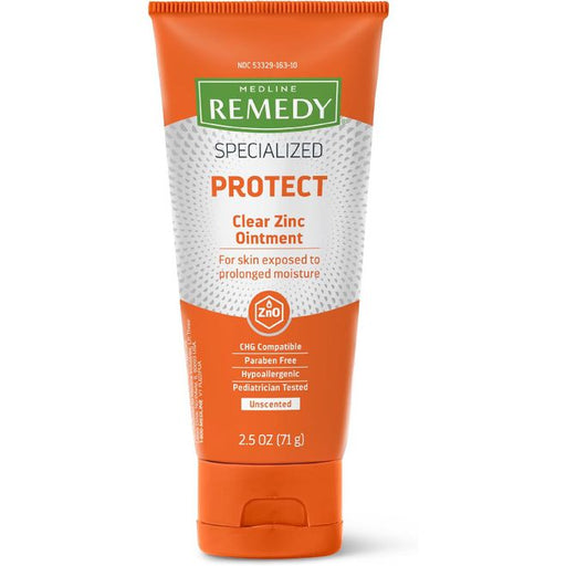 Medline Medline Remedy Specialized Clear Zinc Ointment Skin Care White Smoke