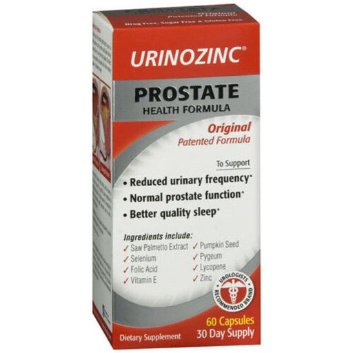 Urinozinc Urinozinc Prostate Health Formula Original Capsules Health & Beauty Lavender