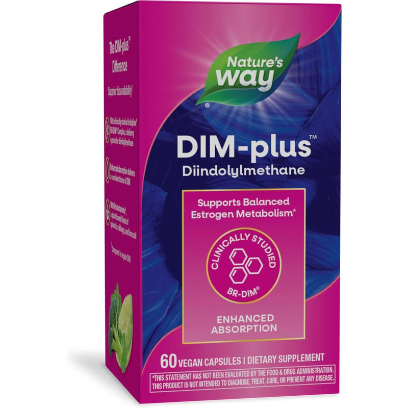 Nature's Way Nature's Way Dim Plus, 60 Vegetarian Capsules Vitamins & Supplements White Smoke
