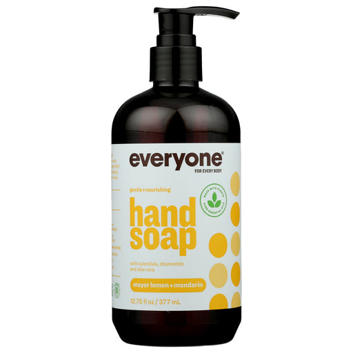 Everyone Everyone Meyer Lemon+Mandarin Hand Soap - 12.75 Oz Bottle Soap & Lotion Dispensers White Smoke