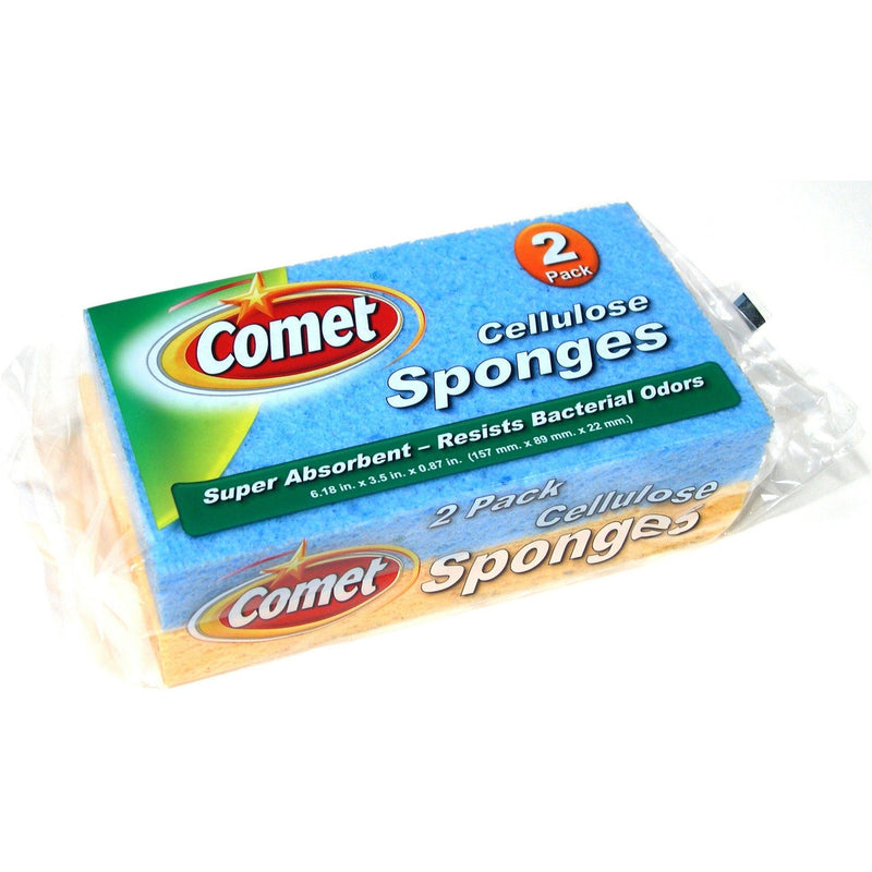 Eagle Home Eagle Home Sponge -“comet”-cellulose 2pk Large Sponges & Scouring Pads White Smoke