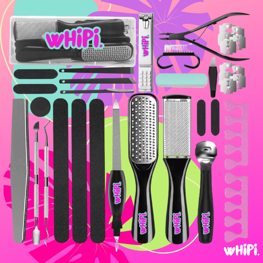 Whipi Co Perfect Summer Pedi Tool Kit Dark Slate Gray