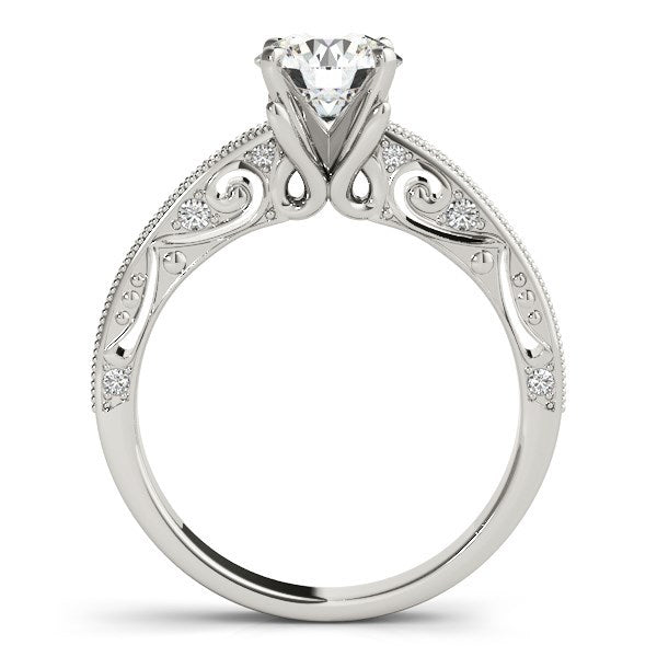 Bids.com 14k White Gold Antique Pronged Round Diamond Engagement Ring (1 1/8 cttw) Rings White Smoke 3 / White Gold,3.5 / White Gold,4 / White Gold,4.5 / White Gold,5 / White Gold,5.5 / White Gold,6 / White Gold,6.5 / White Gold,7 / White Gold,7.5 / White Gold,8 / White Gold,8.5 / White Gold,9 / White Gold